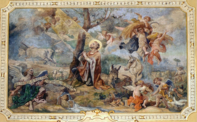 affresco di Sant'Isidoro